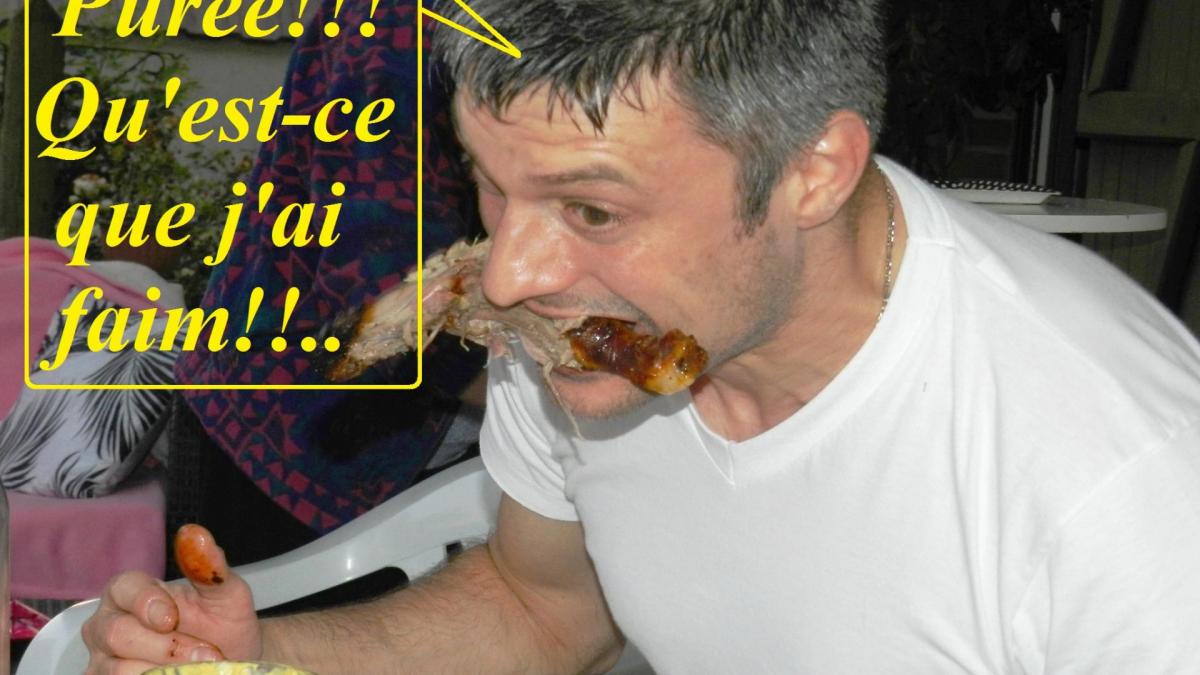 Et oui... C'est triste de ne pouvoir bien manger que les jours de spectacle....