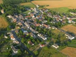 Vue aérienne de PAUDY